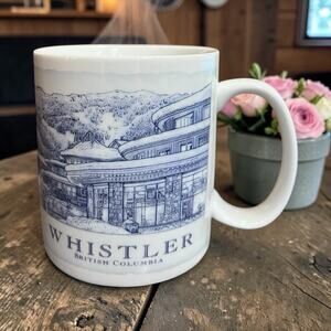 Starbucks Whistler Mug 18 oz British Columbia Coffee Cup 2006 Collector EUC